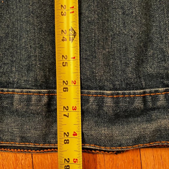 Fancy Ass jean jacket blue size small - Picture 10 of 14